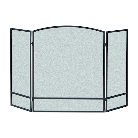 Panacea Fireplace Screen, 48 in W 30 in H, Matte Finish, Steel 15951